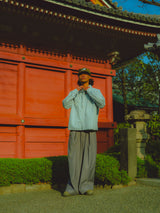 Wide Baggy Hook Western Slacks