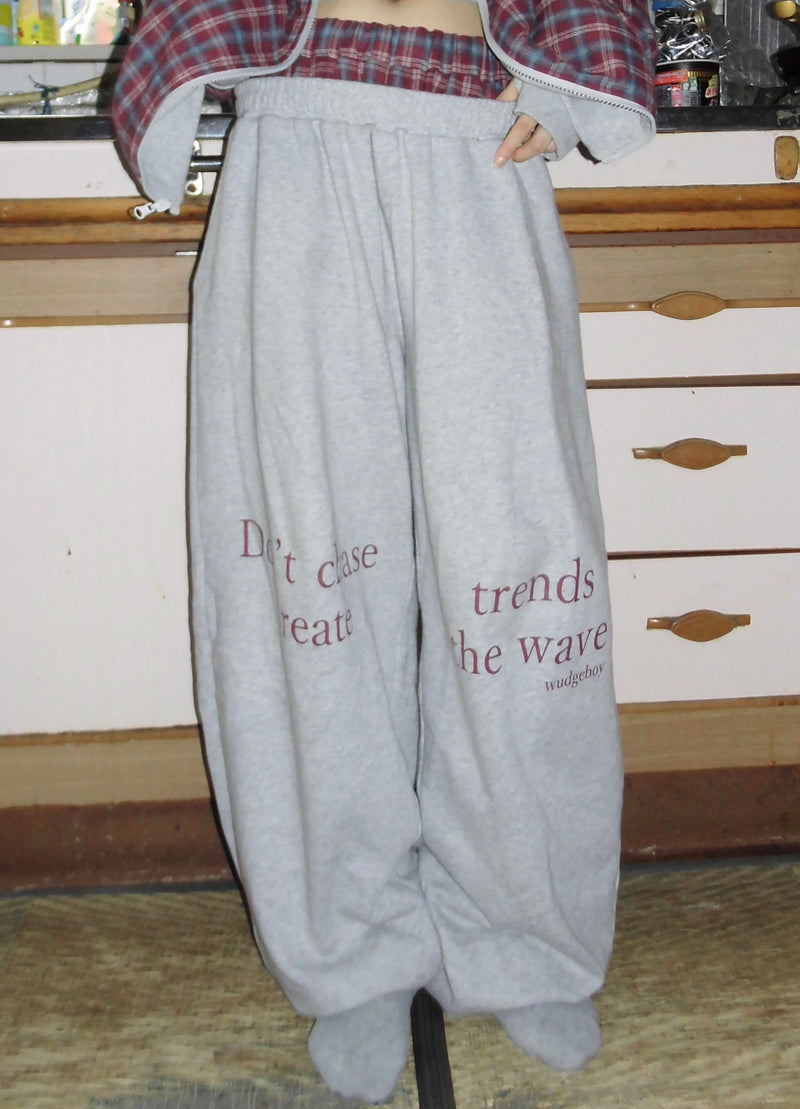 logo sweat pants