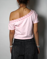 EYELET OFF-SHOULDER TOPS 