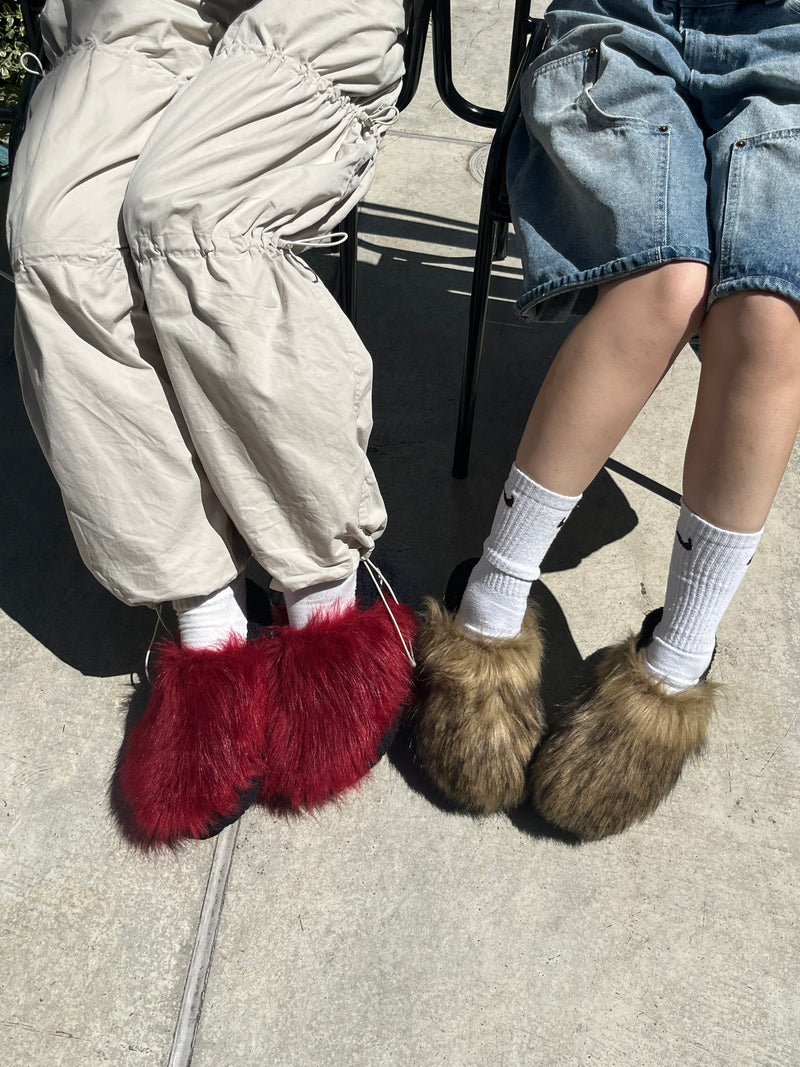 FUR SANDAL