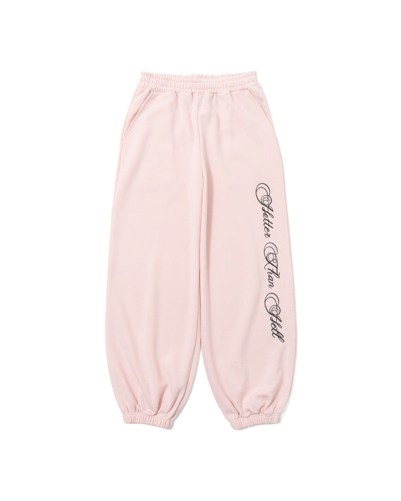 CURSIVE SIDE LOGO SWEAT PANTS – YZ