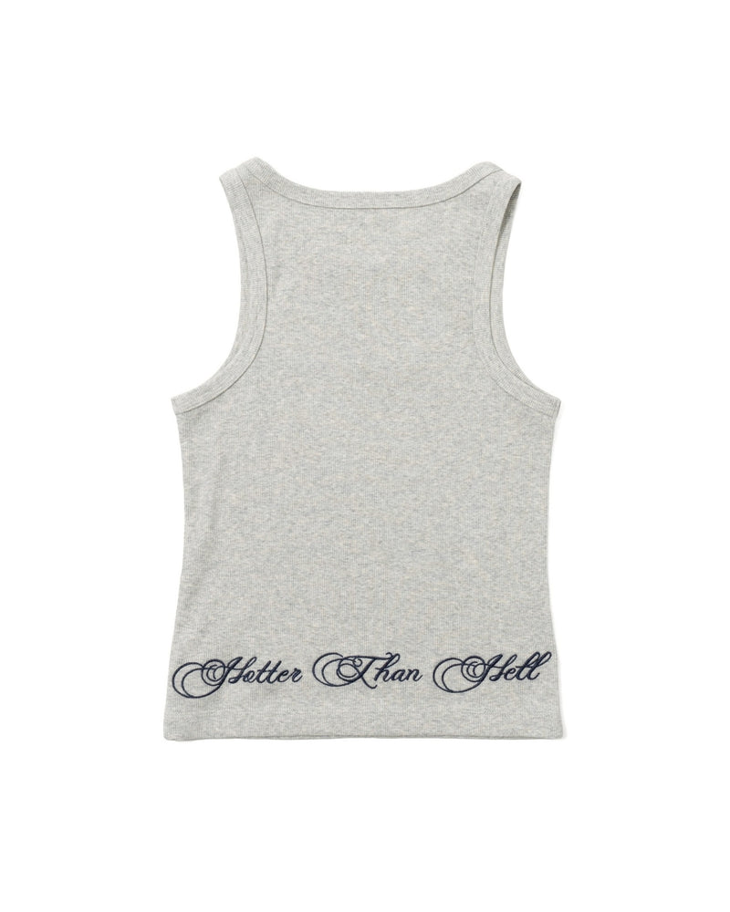 CURSIVE RIB TANKTOP – YZ