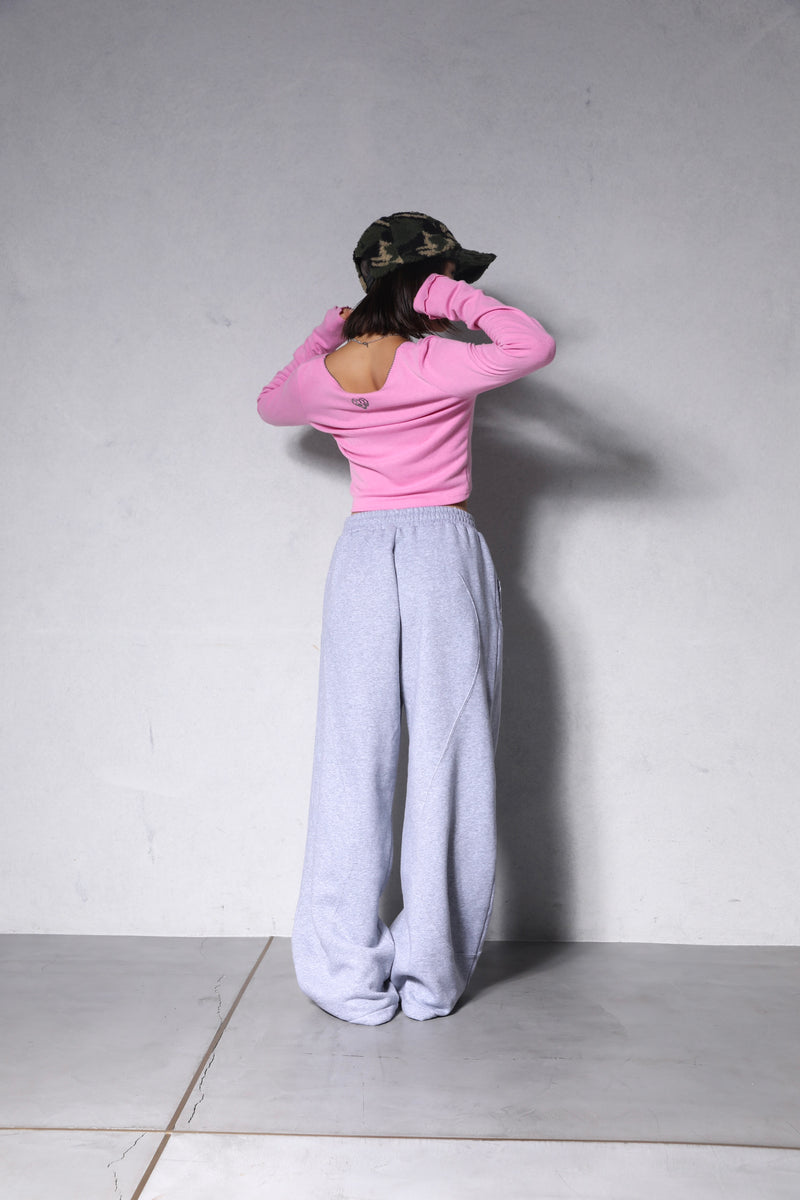 Curve switching sweat pants