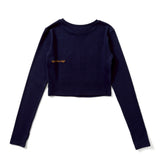 H heart check pattern long Tee