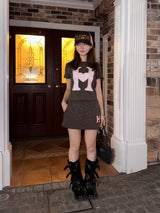 H HEART RHINESTONE SKIRT
