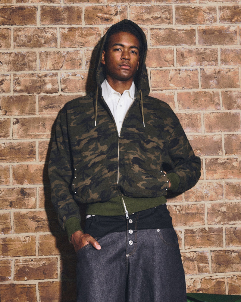 Boxing Glove Waffle Double Zip Hoodie – YZ