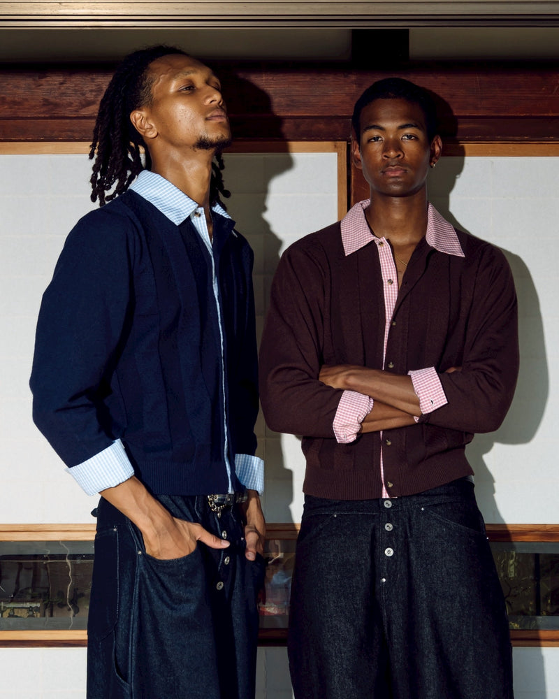 Shirt  docking shirt cardigan