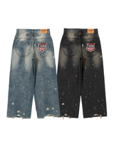 Grunge BORO studs denim 