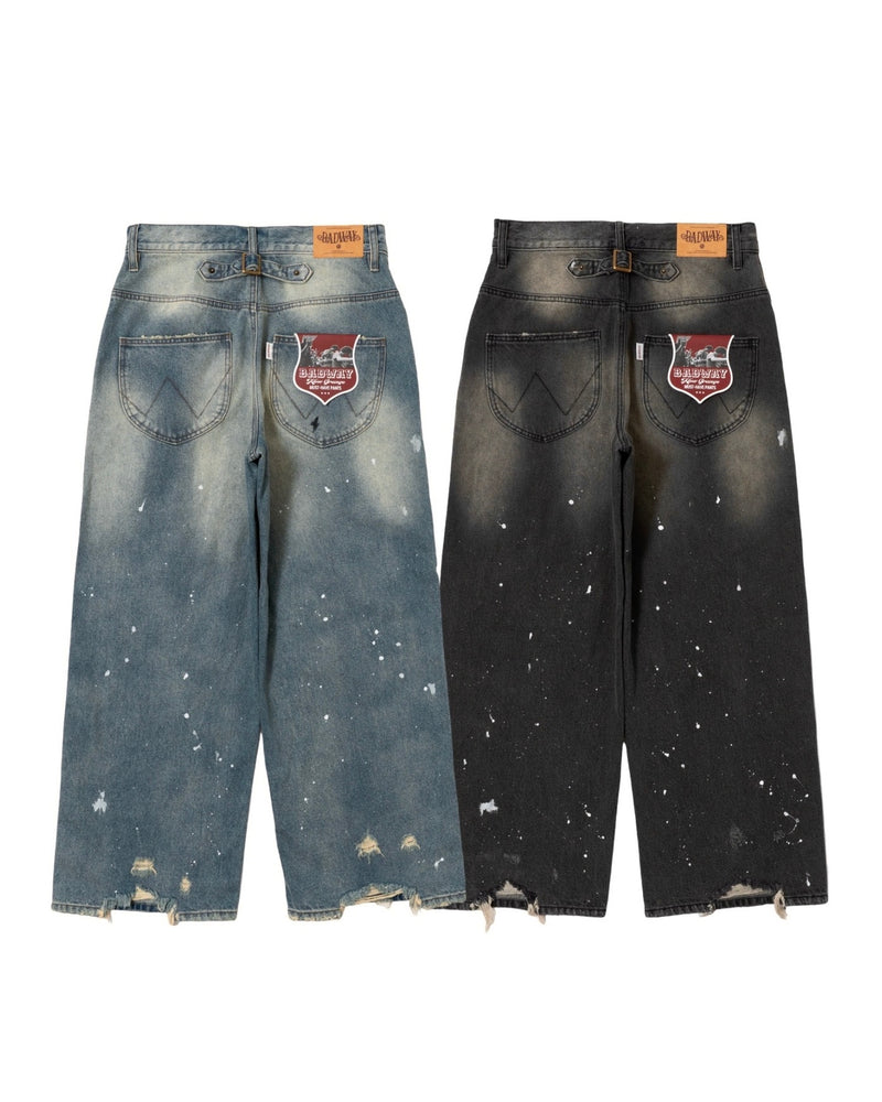 Grunge BORO studs denim – YZ