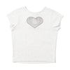see through heart tee