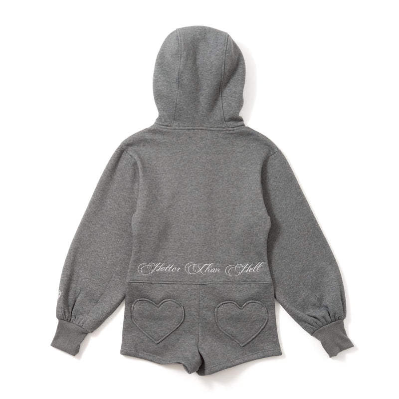 汗フードロンパース 