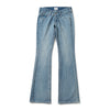lowrise flare denim