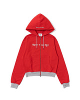 BICOLOR HEART LOGO HOODIE 