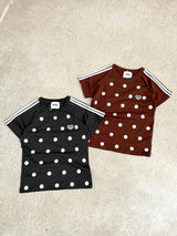 DOT PATTERN LINE TEE