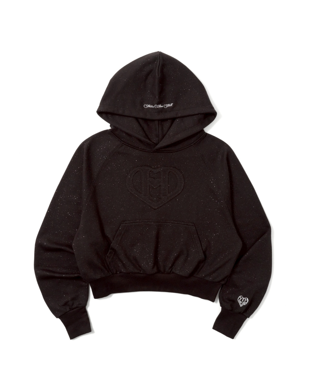 glitter h heart logo hoodie – YZ glitter h heart logo hoodie – YZ