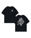 【9090xSUPPLIER】Crown Cross Rhinestone Tee
