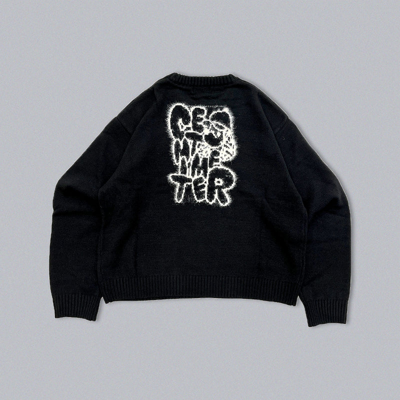 Doodle logo knit