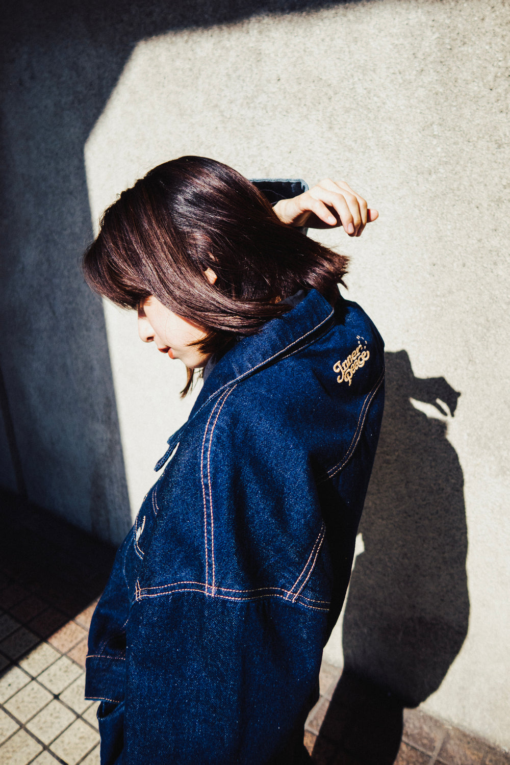 the inner peace Zip Denim Jacket – YZ