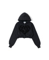 VINTAGE HEART LOGO ZIP HOODIE