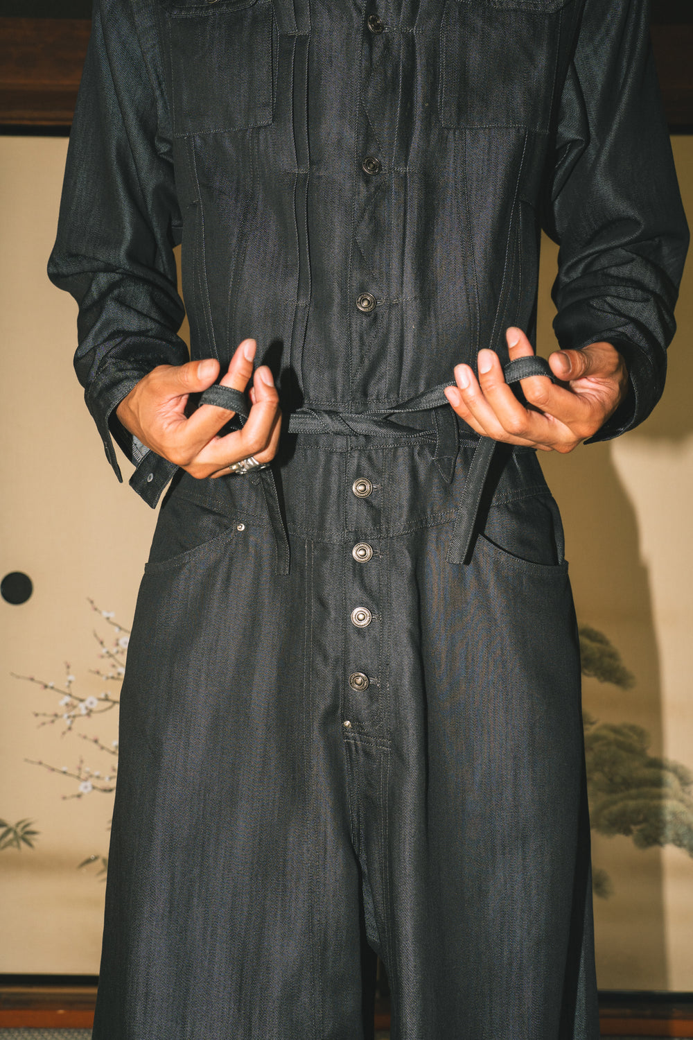 rayon denim all in one – YZ