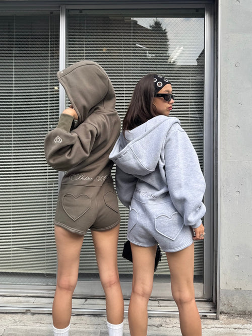sweat hood romper