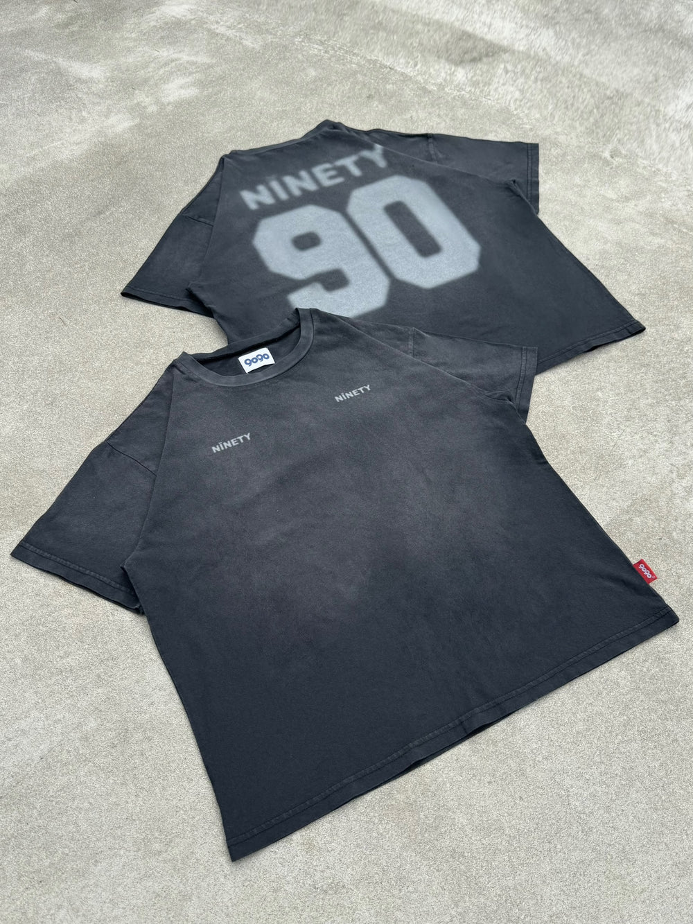 90 Numbering Faded Tee – YZ