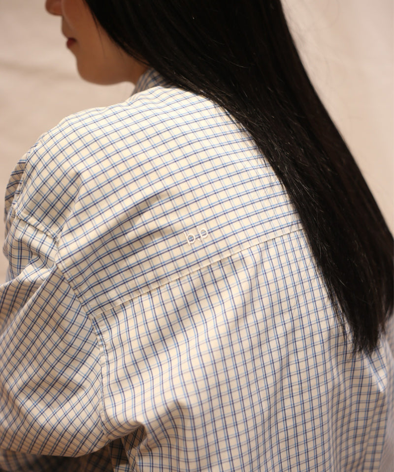 ダブルポケットチェックシャツ