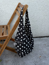dot pattern shoulder bag 