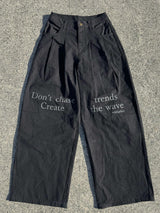 WB wide duck pants