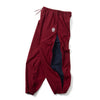 N logo side-zip nylon pants