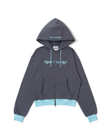 BICOLOR HEART LOGO HOODIE 