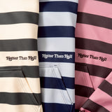 border heart logo hoodie