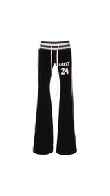 velour track Pants
