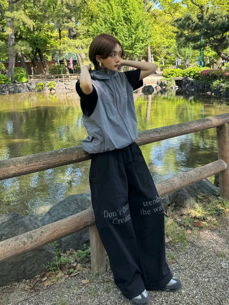 45R ダックのミニダブリエ WB wide duck pants – YZ