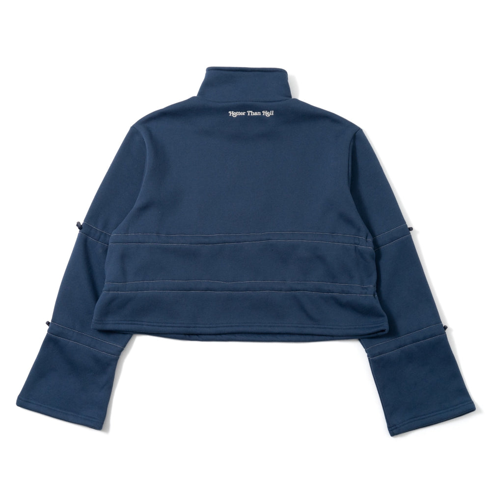 Draw cord half zip sweat – YZ