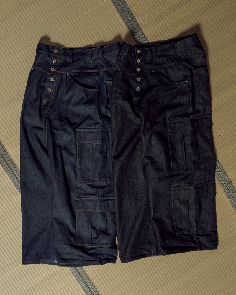 Assortment cargo denim pants