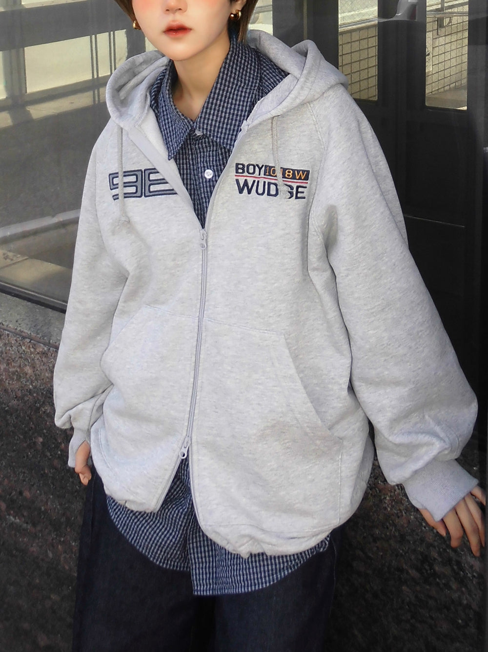 12/25までの出品❗️LON TWO SIDE HOODIE Two point draw code zip hoodie – YZ