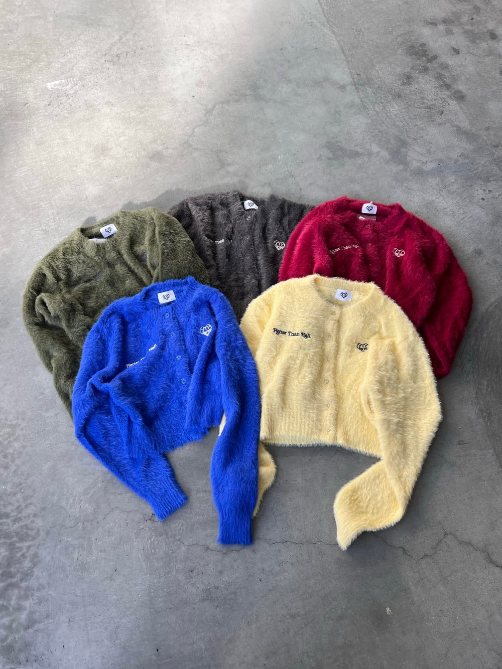 Copping zone 日本未販売ニット　早い者勝ち shaggy cropped cardigan – YZ