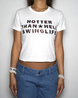 SPANGLE LOGO TEE 