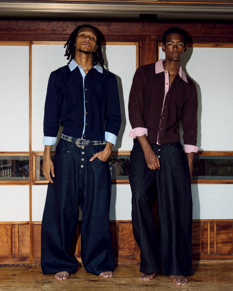 Shirt  docking shirt cardigan