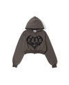VINTAGE HEART LOGO ZIP HOODIE
