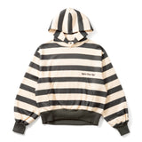 border heart logo hoodie