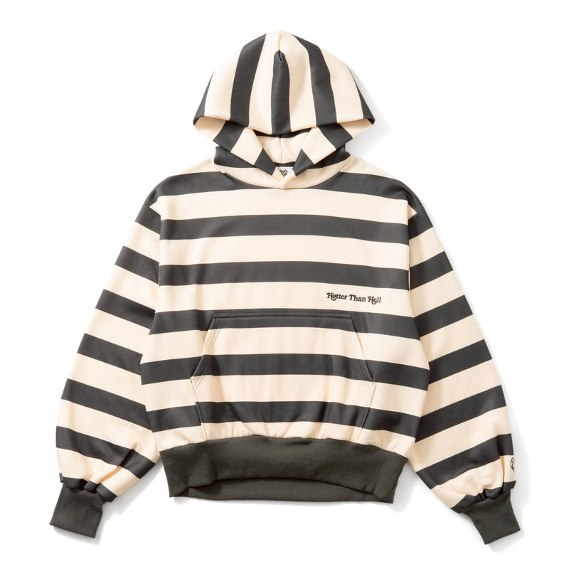 border heart logo hoodie