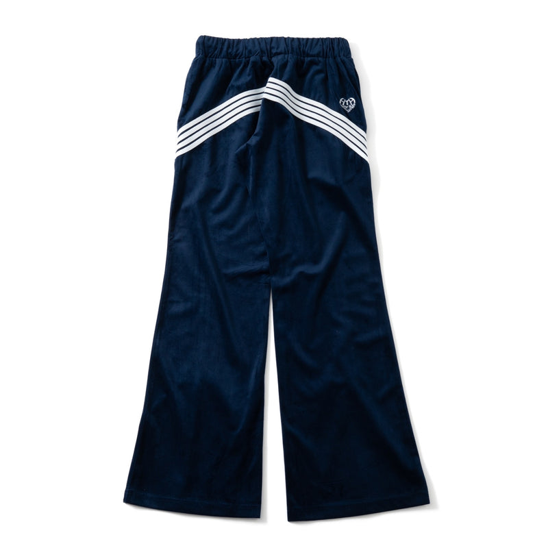 velor track pants