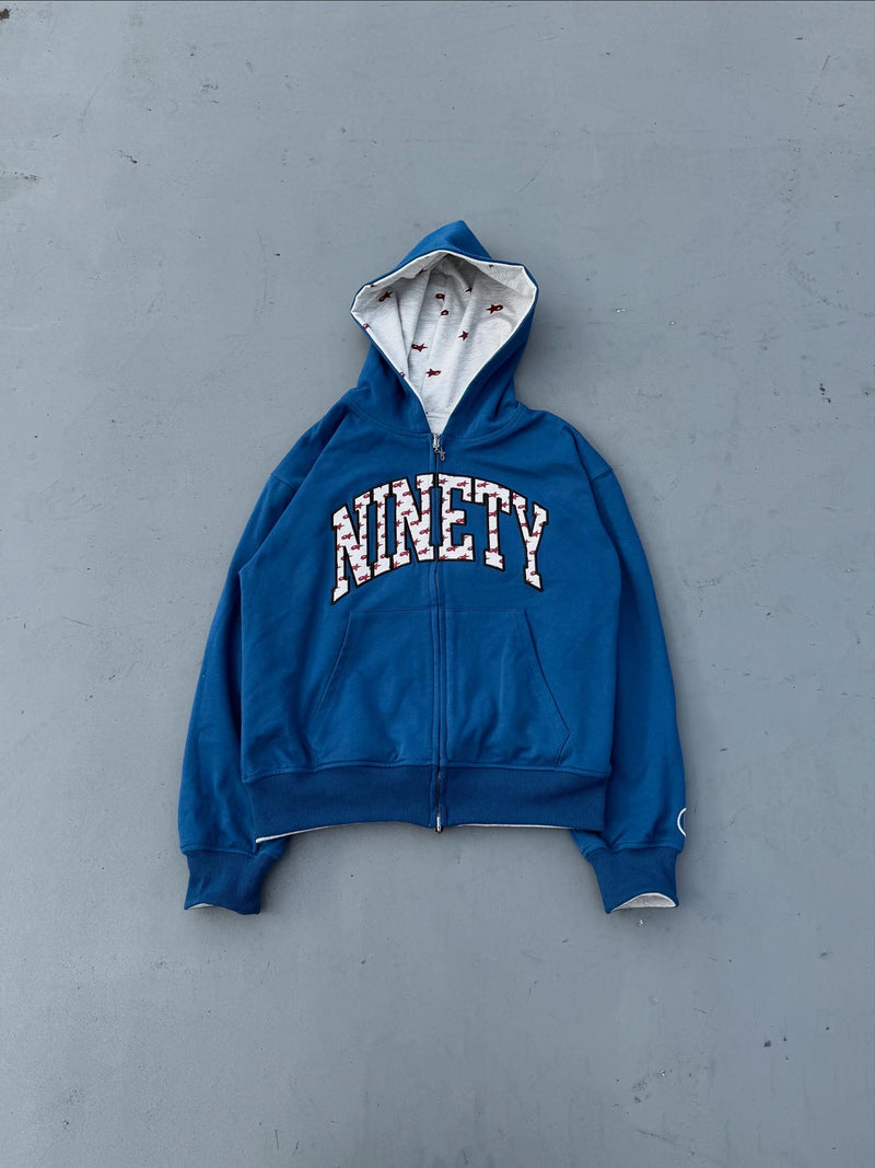 9090 Star Logo ReversibleZip Hoodie パーカー Star Logo Reversible Zip Hoodie – YZ