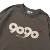 9090 OG Logo Satin Crewneck Sweat (Light)