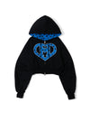 H HEART REVERSIBLE ZIP HOODIE 