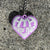 heart logo keychain