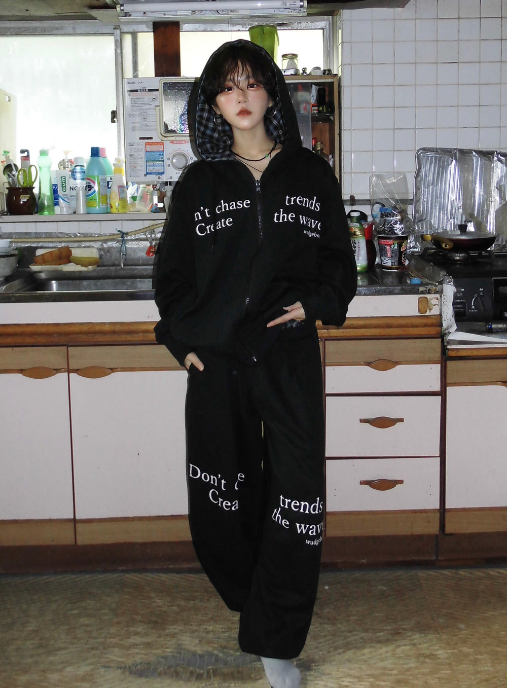 check reversible zip parker – YZ