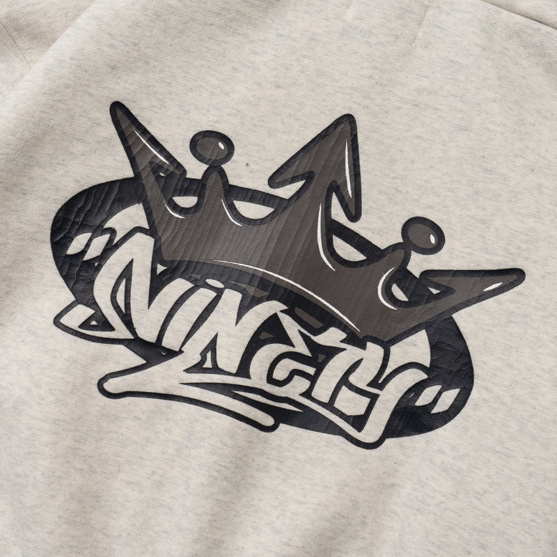 King Logo Front Zip Hoodie